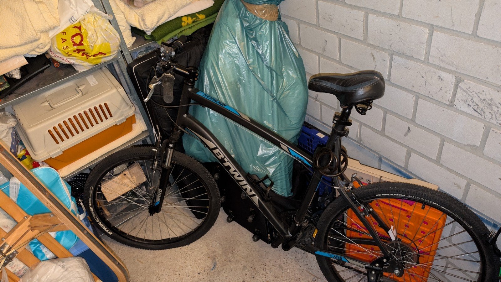 B'Twin Rockrider 340 Mountainbike - z.g.a.n., Minder dan 10 versnellingen, Gebruikt, Velgrem, Overige maten