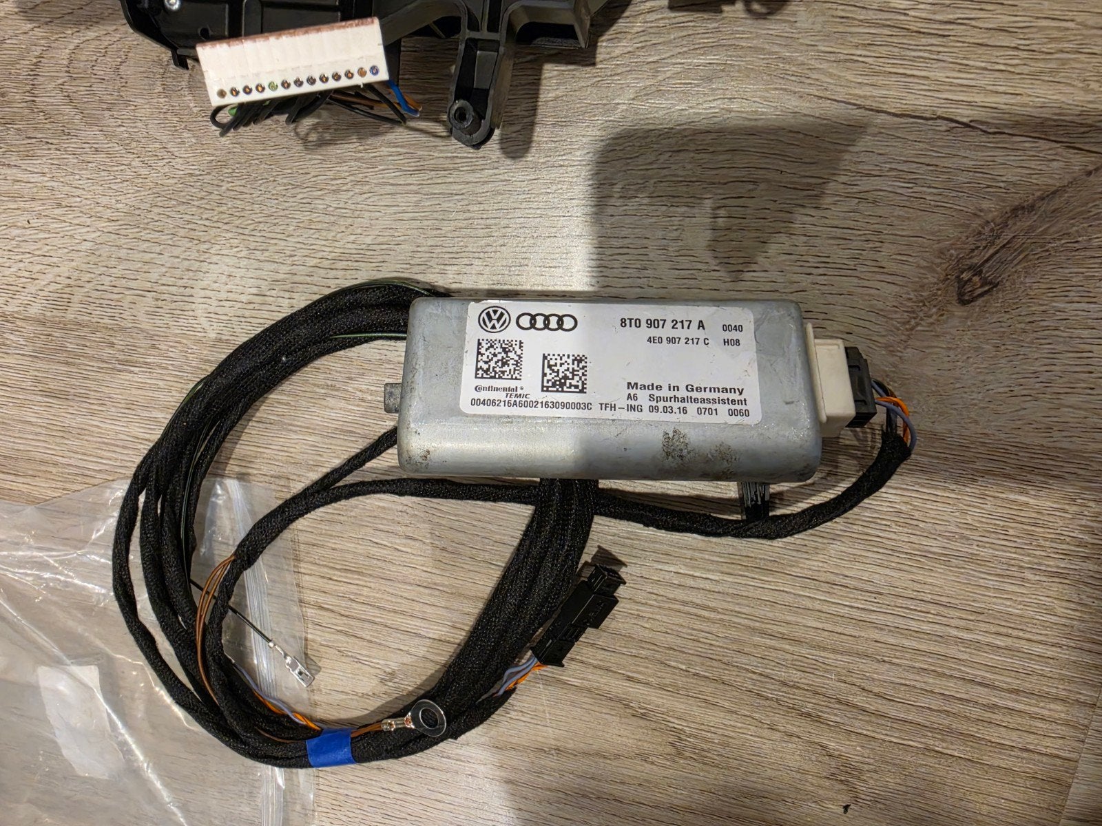 Audi A5  stuurkolomschakelaar met spoorassistentie module, Ophalen of Verzenden, Gebruikt, Audi