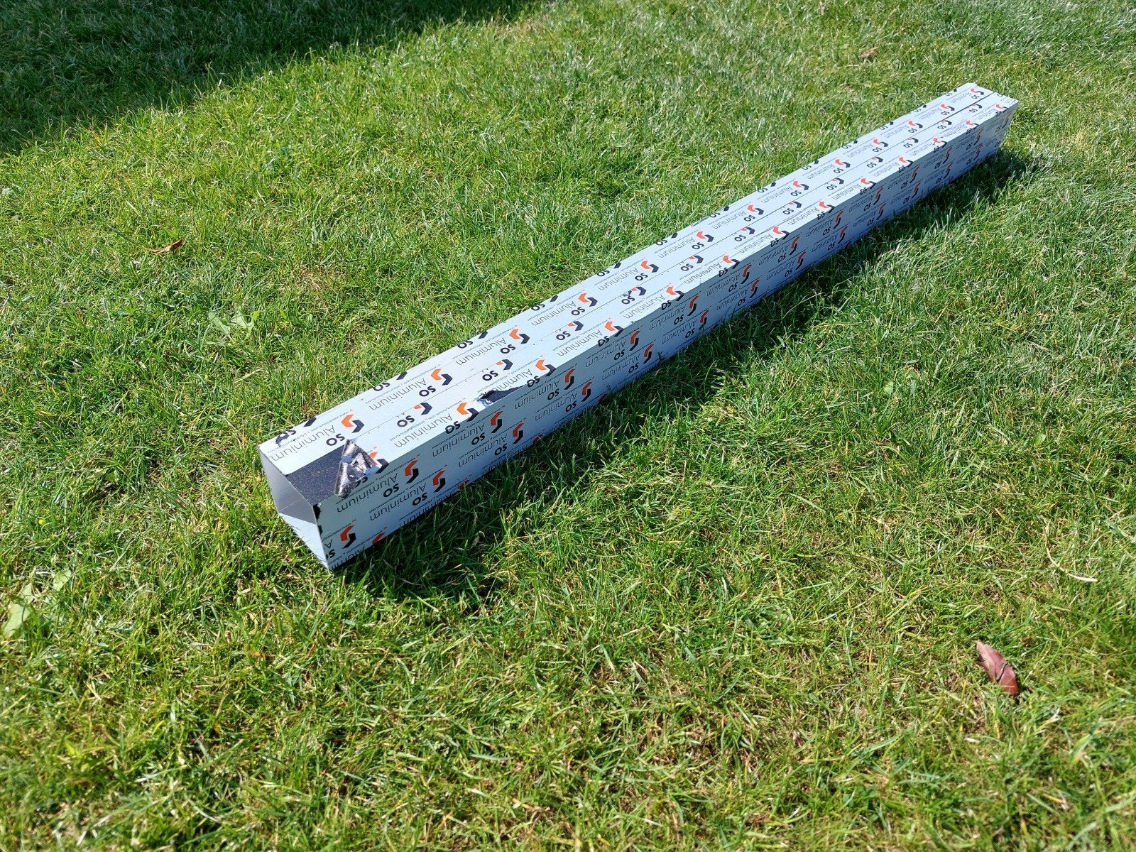 Nieuwe aluminium kokerprofielen, kleur zwart, Ophalen, Nieuw, Aluminium