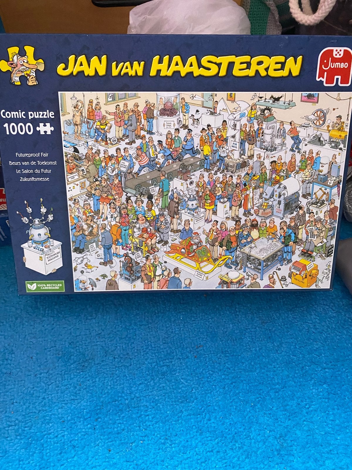 Jan van Haasteren Comic Puzzel 1000 stukjes - Futureproof Fa, Ophalen of Verzenden, 500 t/m 1500 stukjes, Zo goed als nieuw, Legpuzzel
