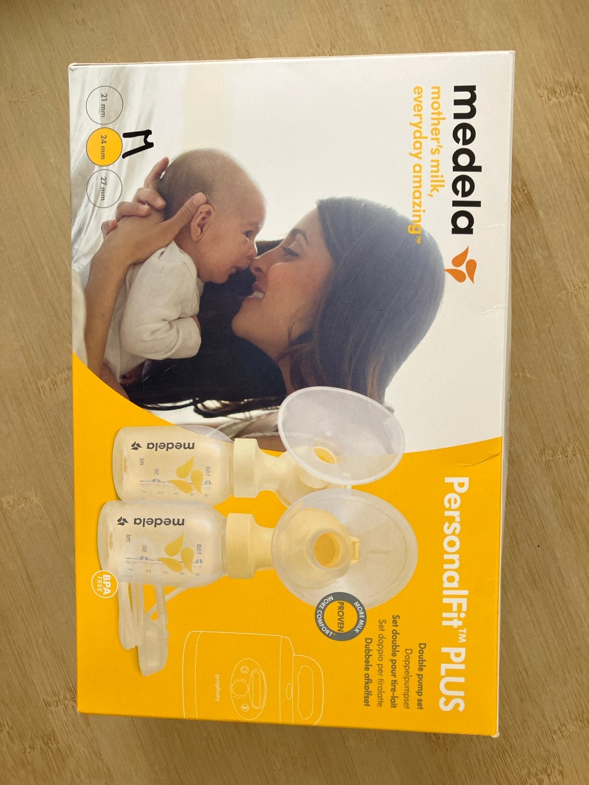 Medela PersonalFit Plus Dubbele Afkolfset (M - 24mm), Ophalen, Gebruikt