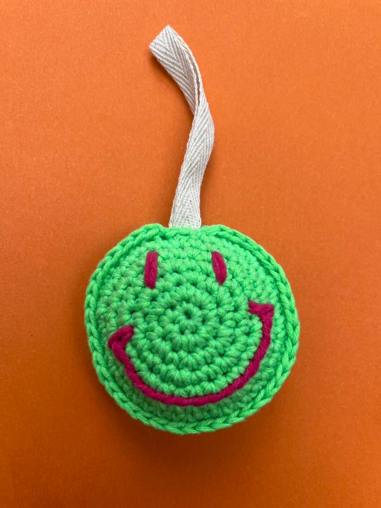 Smiley speenhanger groen, Kinderen en Baby's, Babymode-accessoires, Nieuw, Ophalen of Verzenden