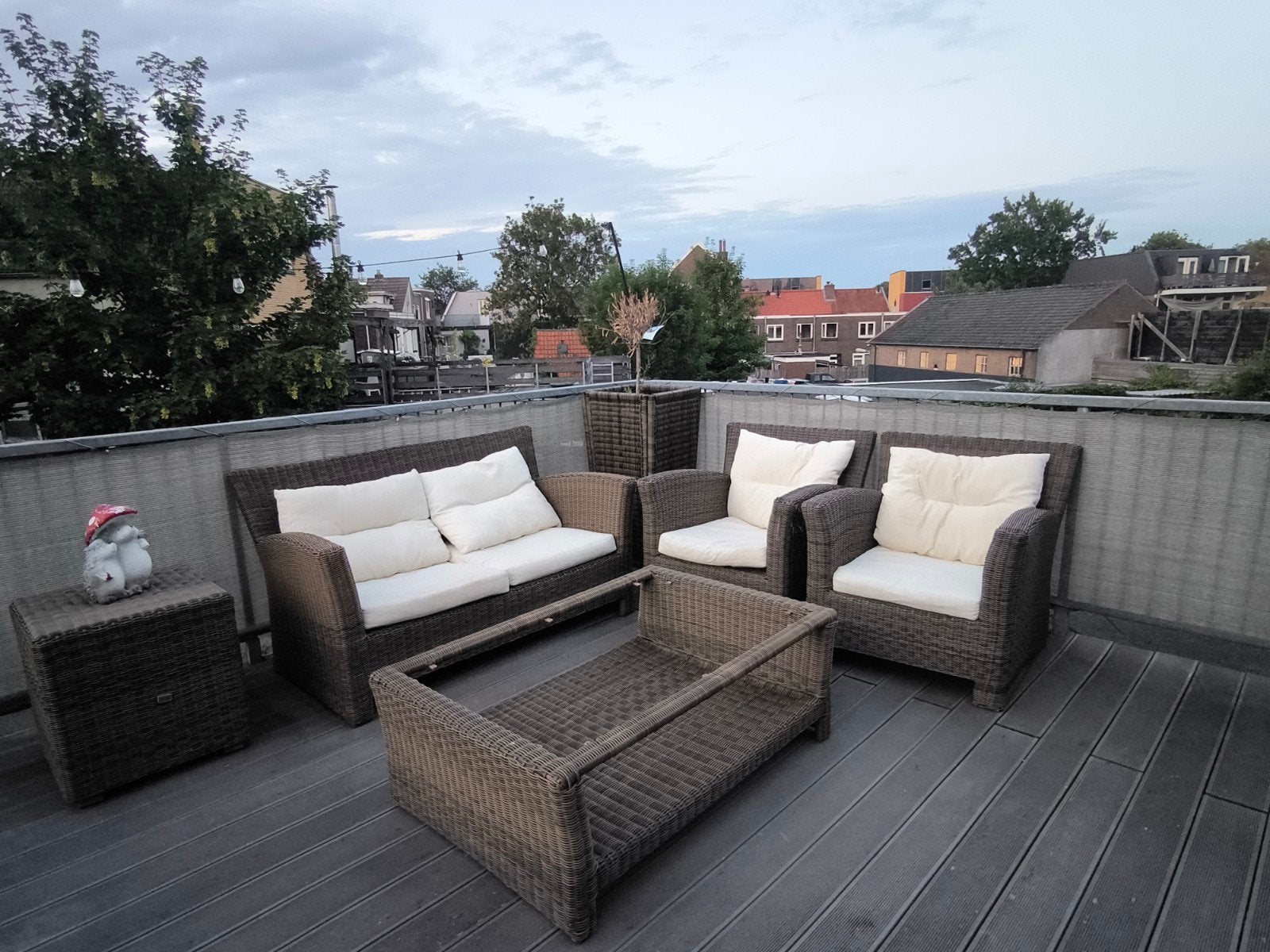 6-delig Bellagio loungeset/tuinset, Tuin en Terras, 4 zitplaatsen, Kunststof, Ophalen of Verzenden, Zo goed als nieuw