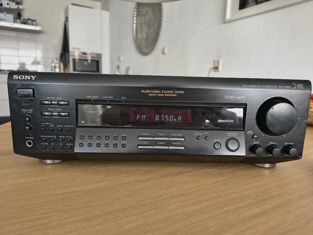 Sony reciver STR  DE 315, Audio, Tv en Foto, Versterkers en Receivers, Ophalen of Verzenden, Gebruikt, 60 tot 120 watt, Sony