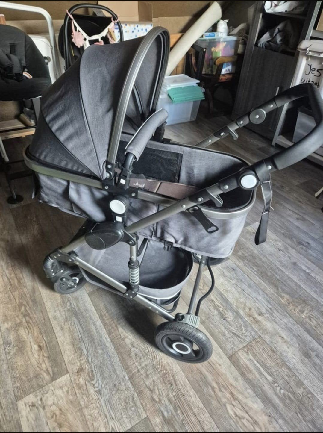 Kinderwagen + buggy+maxi-cosi. Regenhoes zit er ook bij., Kinderen en Baby's, Kinderwagens en Combinaties, Overige merken, Gebruikt