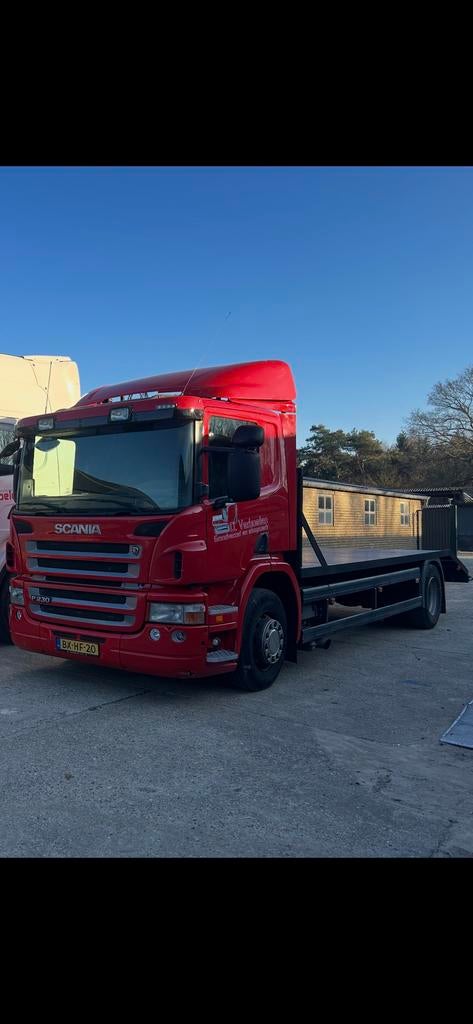 Scania p230 machine transporter, Auto's, Vrachtwagens, Bedrijf, Te koop