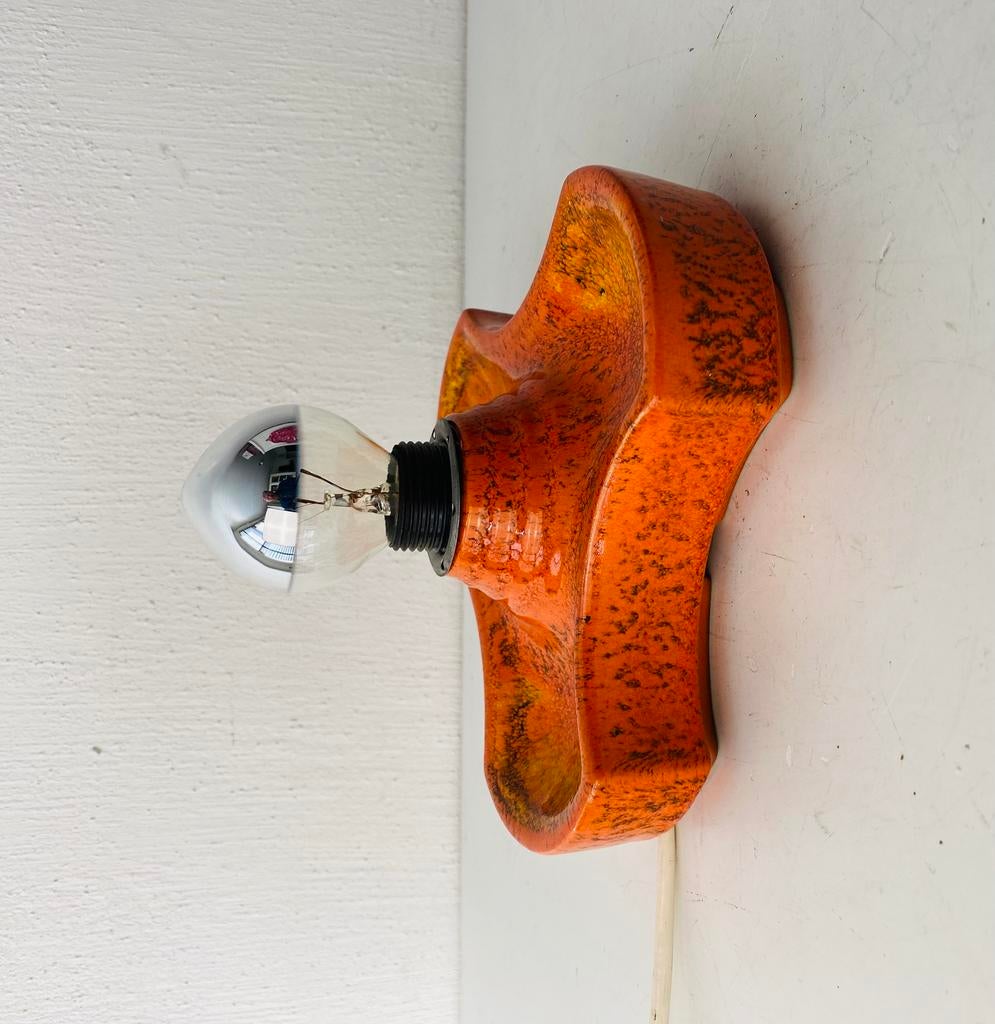 Keramiek jaren 60 wandlamp / tafellamp, Ophalen of Verzenden, Huis en Inrichting