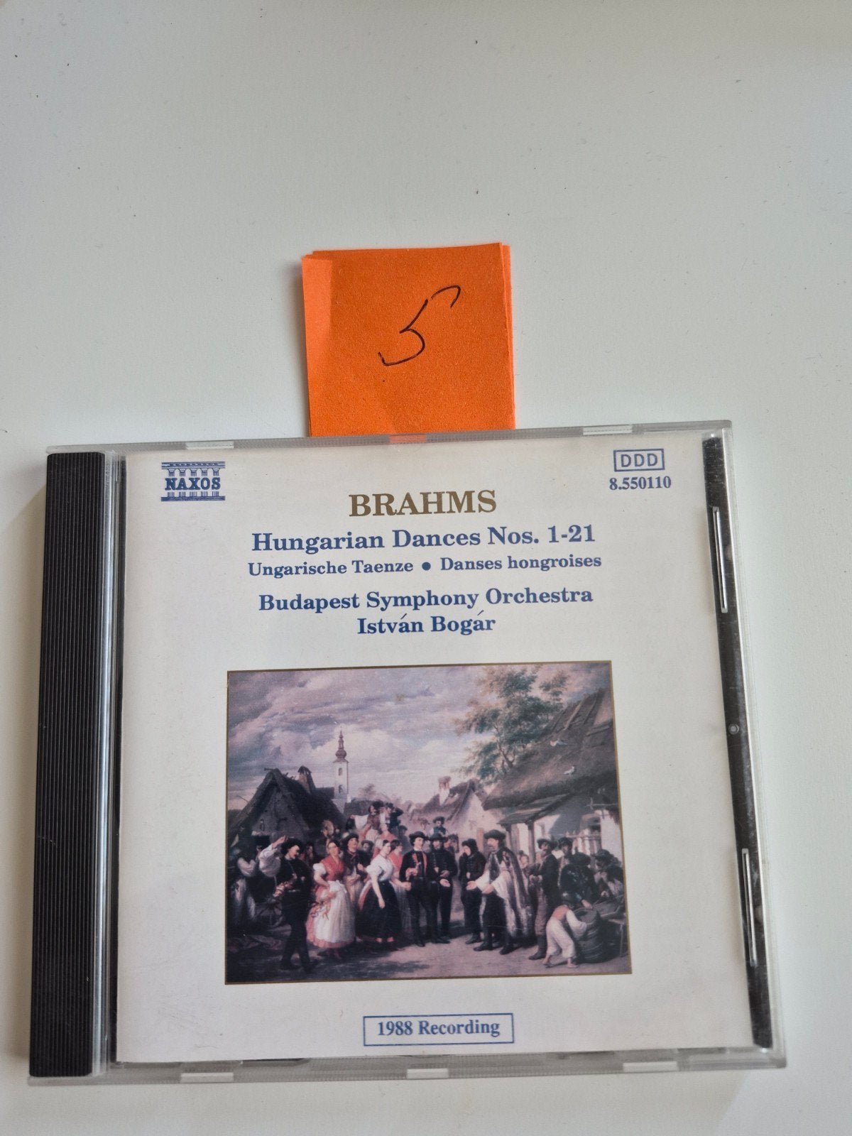 Brahms - Hungarian Dances Nos. 1-21 CD - Budapest Symphony, Gebruikt, Brahms, Ophalen of Verzenden, Romantiek