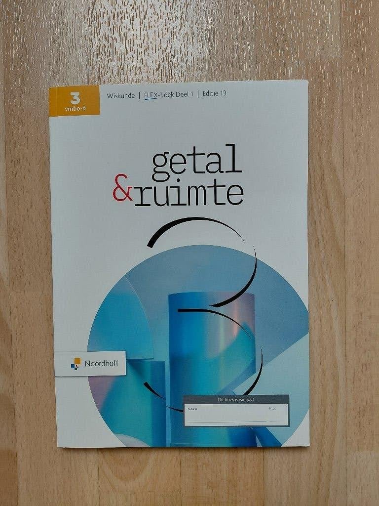 Getal & Ruimte vmbo-b klas 3, Boeken, VMBO, Nieuw, Ophalen of Verzenden, Wiskunde B