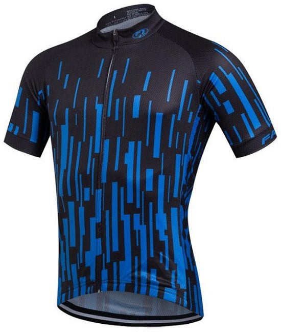 Fietsshirt M mtb racefiets fietskleding wielershirt zwart bl, Nieuw, Ophalen of Verzenden, Bovenkleding, Heren