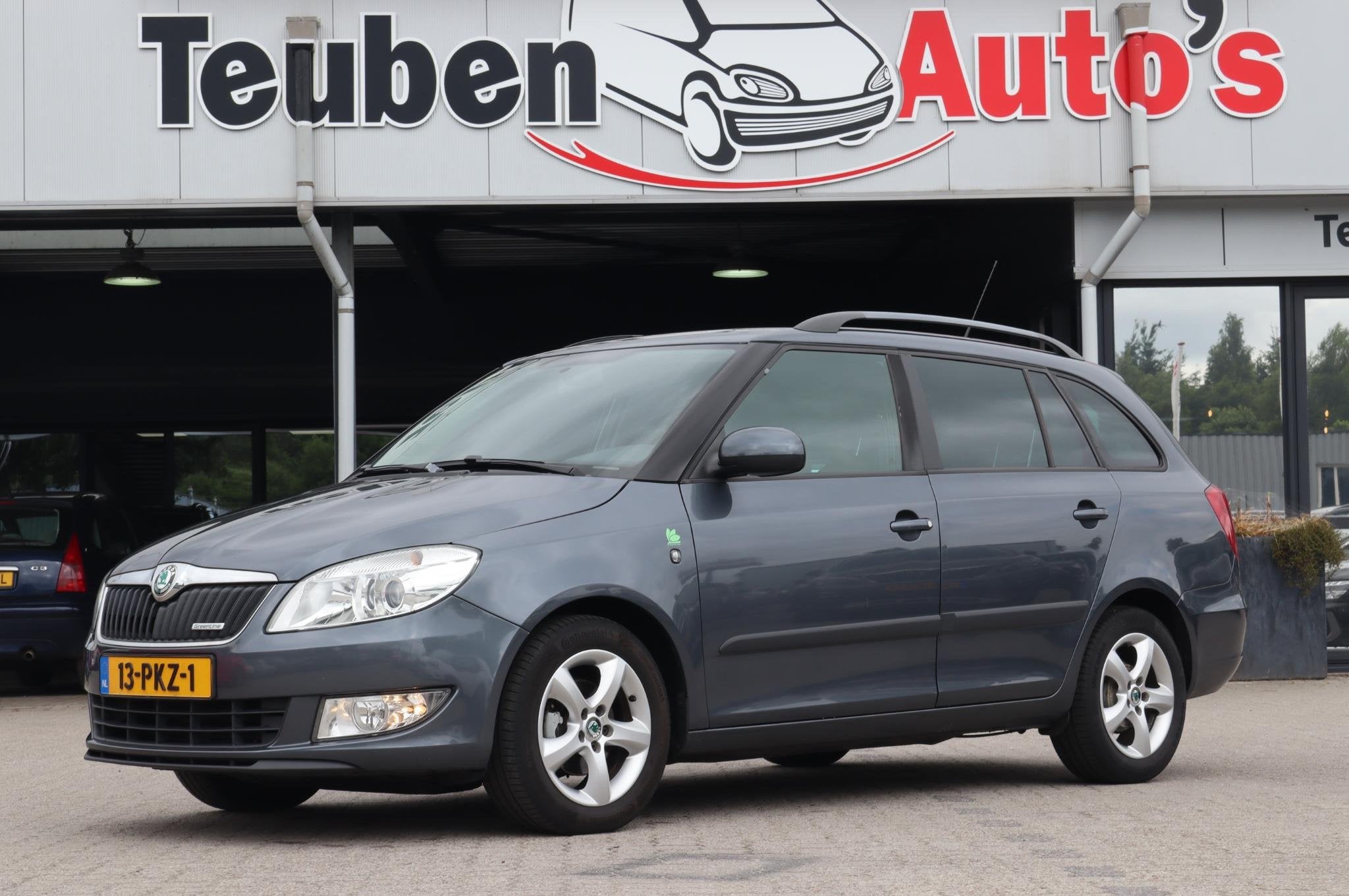 Skoda Fabia Combi 1.2 TDI Greenline | Airco | 2011, Auto's, Voorwielaandrijving, Euro 5, Zwart, 1199 cc