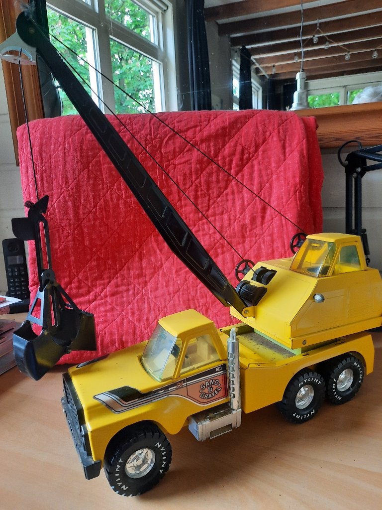 blikken kraanwagen, Ophalen, Zo goed als nieuw