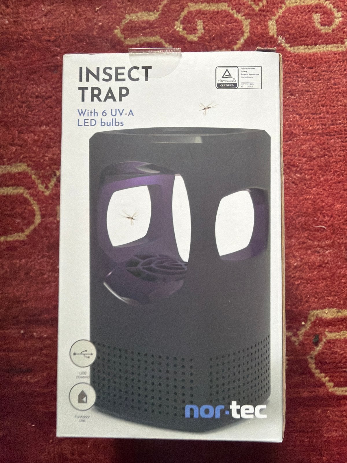 Nor-Tec Insectenval met 6 UV-A LED lampen, Ophalen of Verzenden, Nieuw