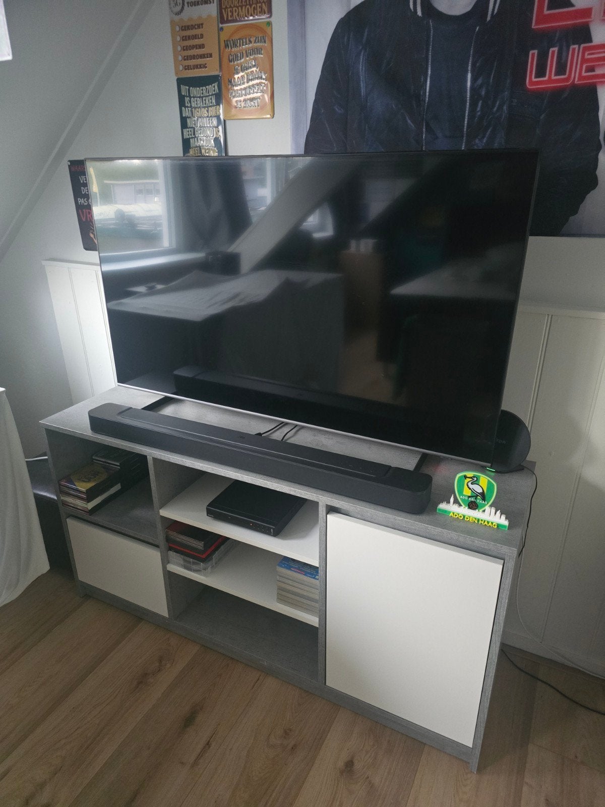 samsung 55 inch tv, Audio, Tv en Foto, Televisies, Ophalen, QLED, Zo goed als nieuw, 100 Hz