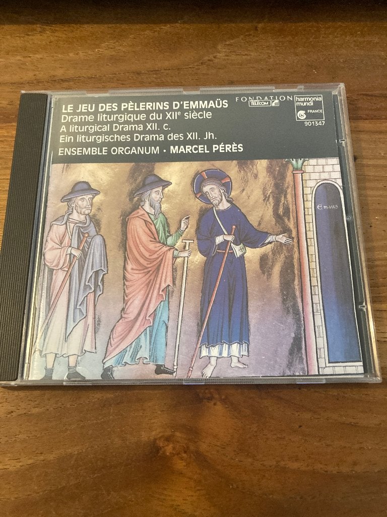 Le Jeu Des Pelerins D'Emmaus - Ensemble Organum / Marcel, Cd's en Dvd's, Verzenden, Classicisme, Zo goed als nieuw, Orkest of Ballet