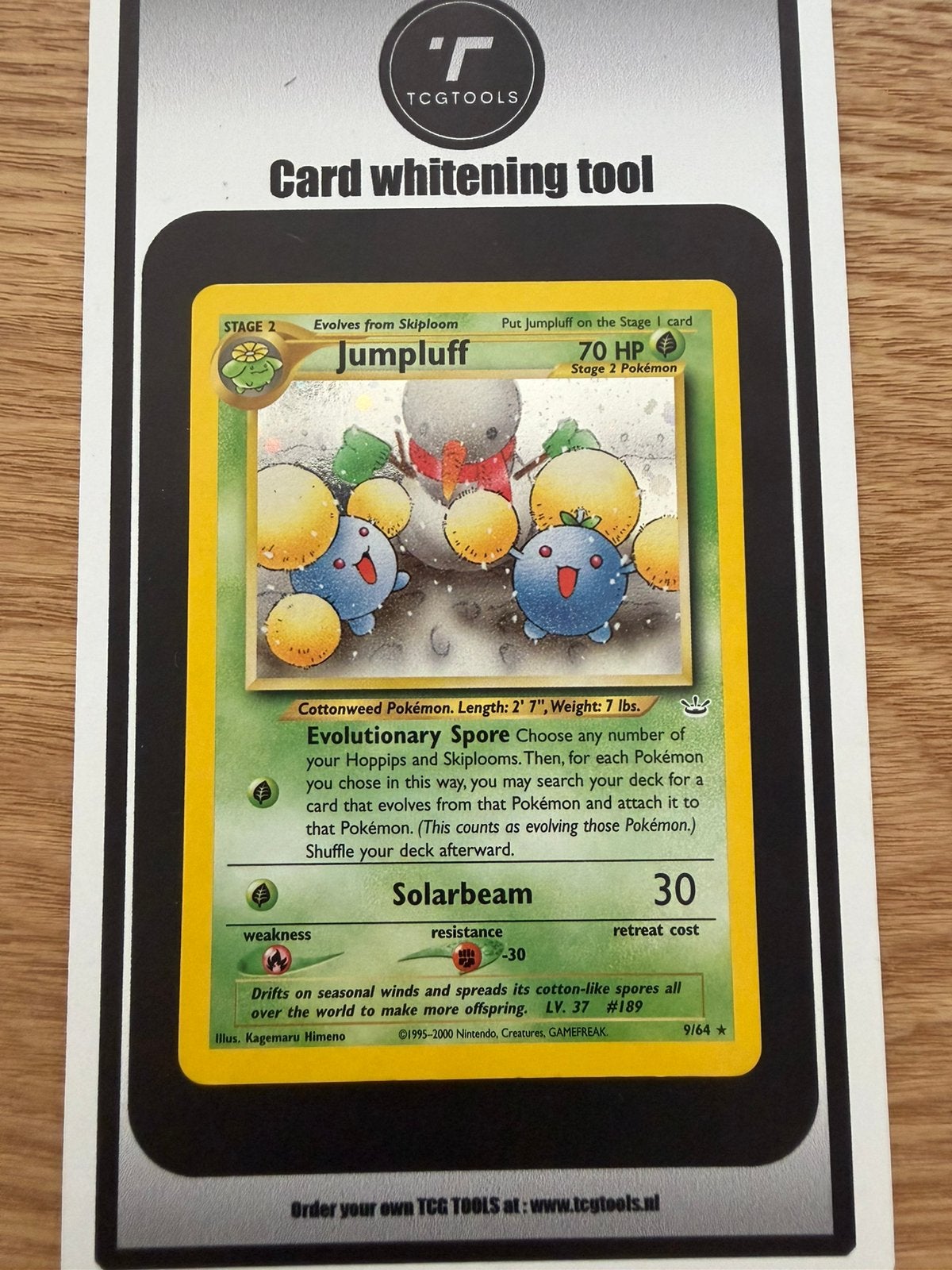 Jumpluff 9 Neo Revelation NM, Ophalen of Verzenden, Zo goed als nieuw