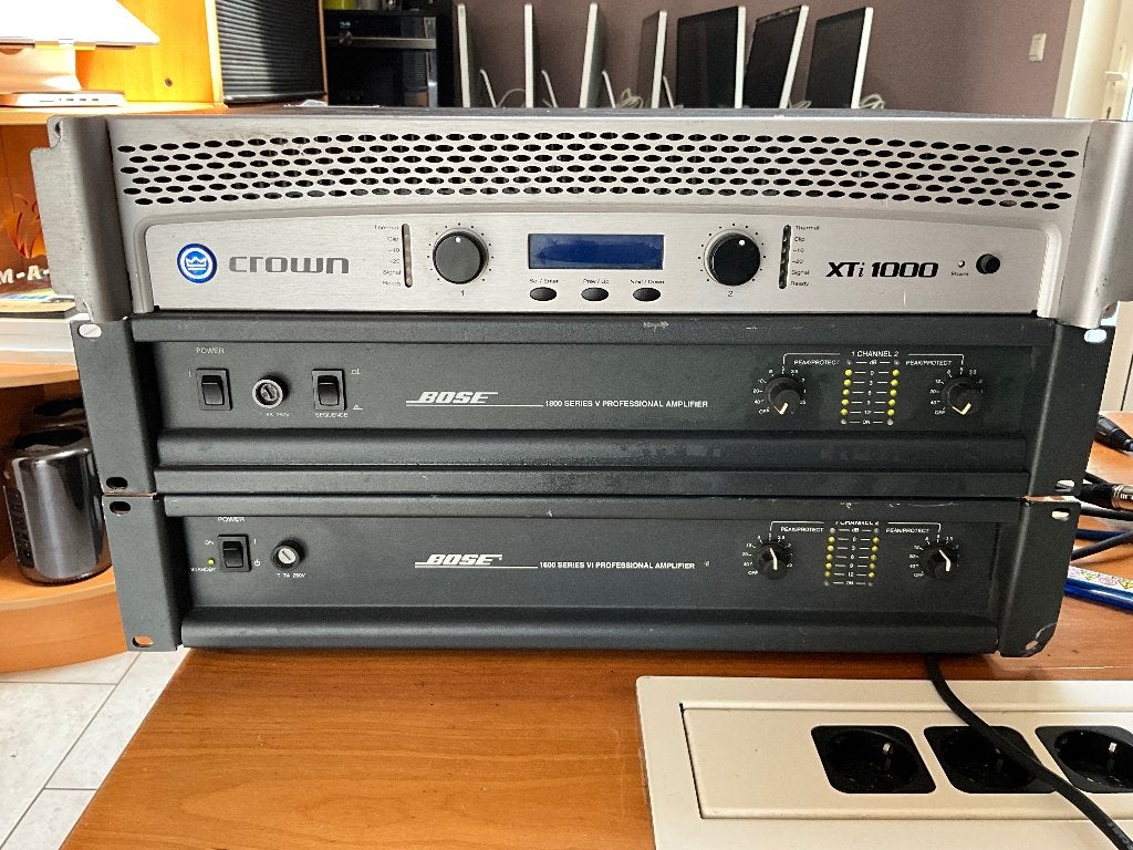 Bose 1800 serie V, Bose 1600 serie VI en crown xti 1000, Ophalen, Gebruikt, 120 watt of meer, Overige merken