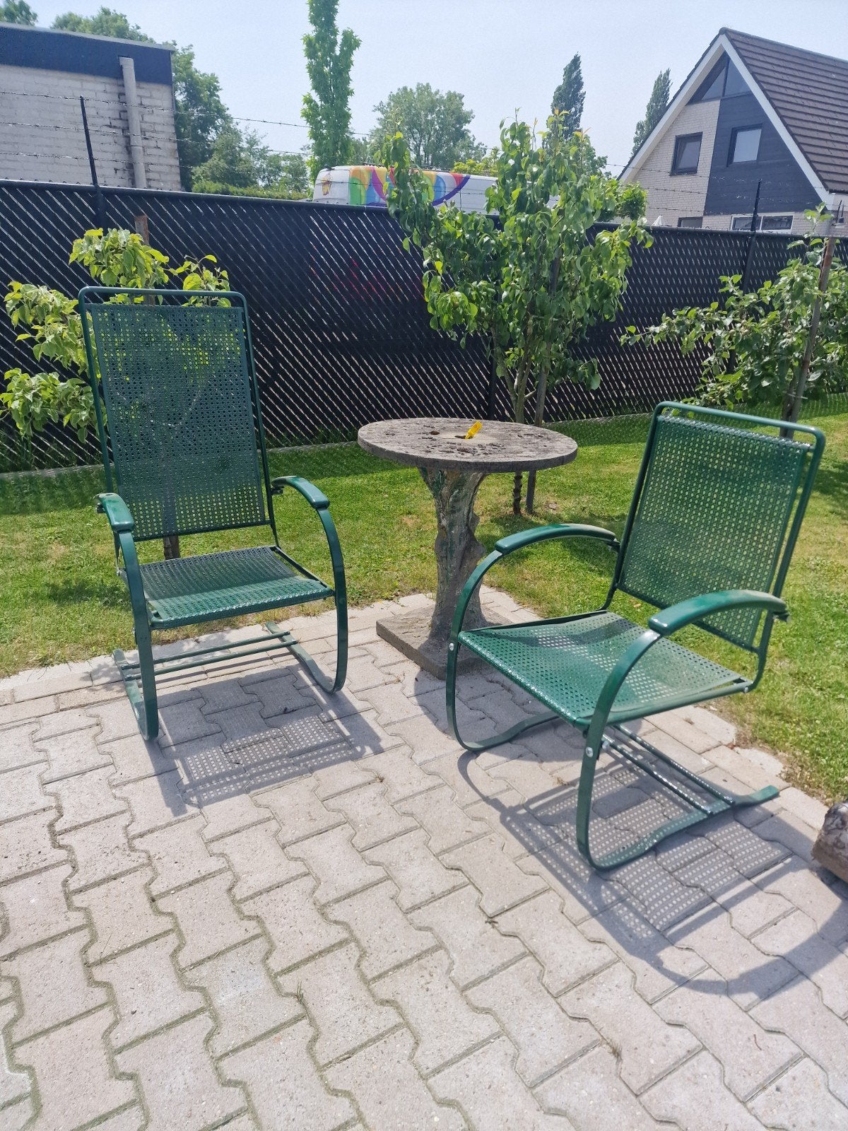 Tuinmeubels tuinstoelen tuintafel, Ophalen