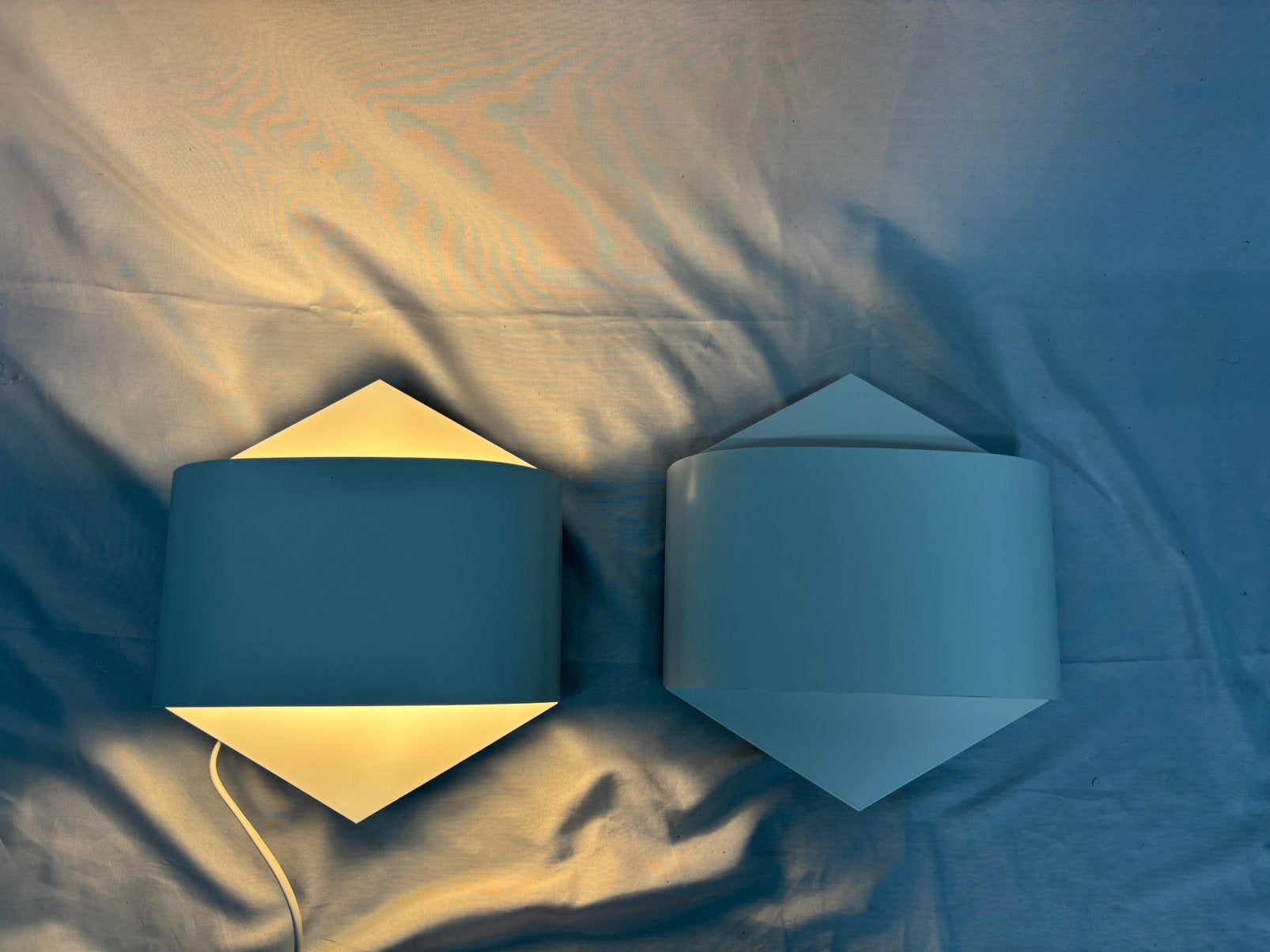 Vintage Staff Leuchten wandlamp design: Witte & Krüger 1968, Ophalen of Verzenden, Gebruikt