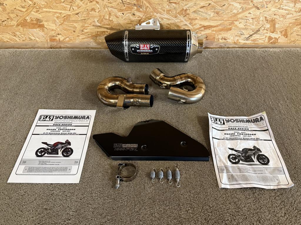 Yoshimura R-77 R77 uitlaat demper Honda CBR1000RR 2008-2011, Motoren, Onderdelen | Honda, Niet ingevuld, Gebruikt, Verzenden, Niet ingevuld