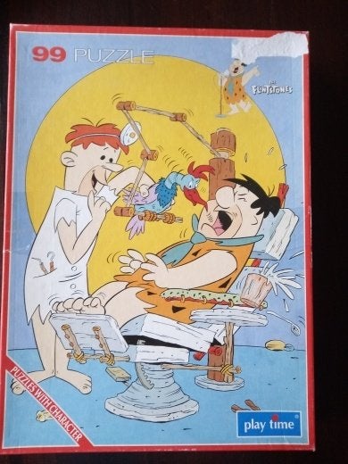 puzzel Flintstones, compleet, Ophalen, Meer dan 50 stukjes, Gebruikt, 6 jaar of ouder