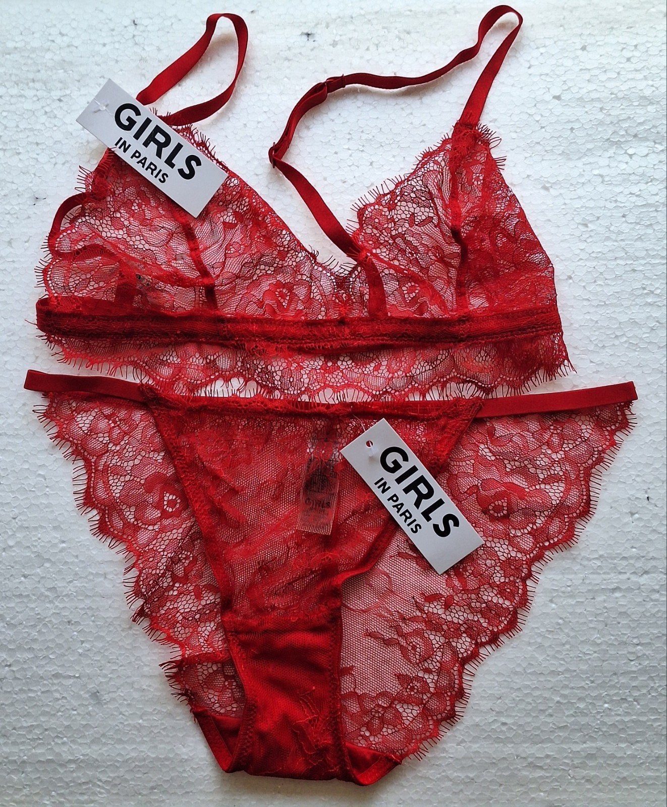 Sexy rood nieuw setje van Girls in Paris (M), Kleding | Dames, Verzenden, Rood, Setje