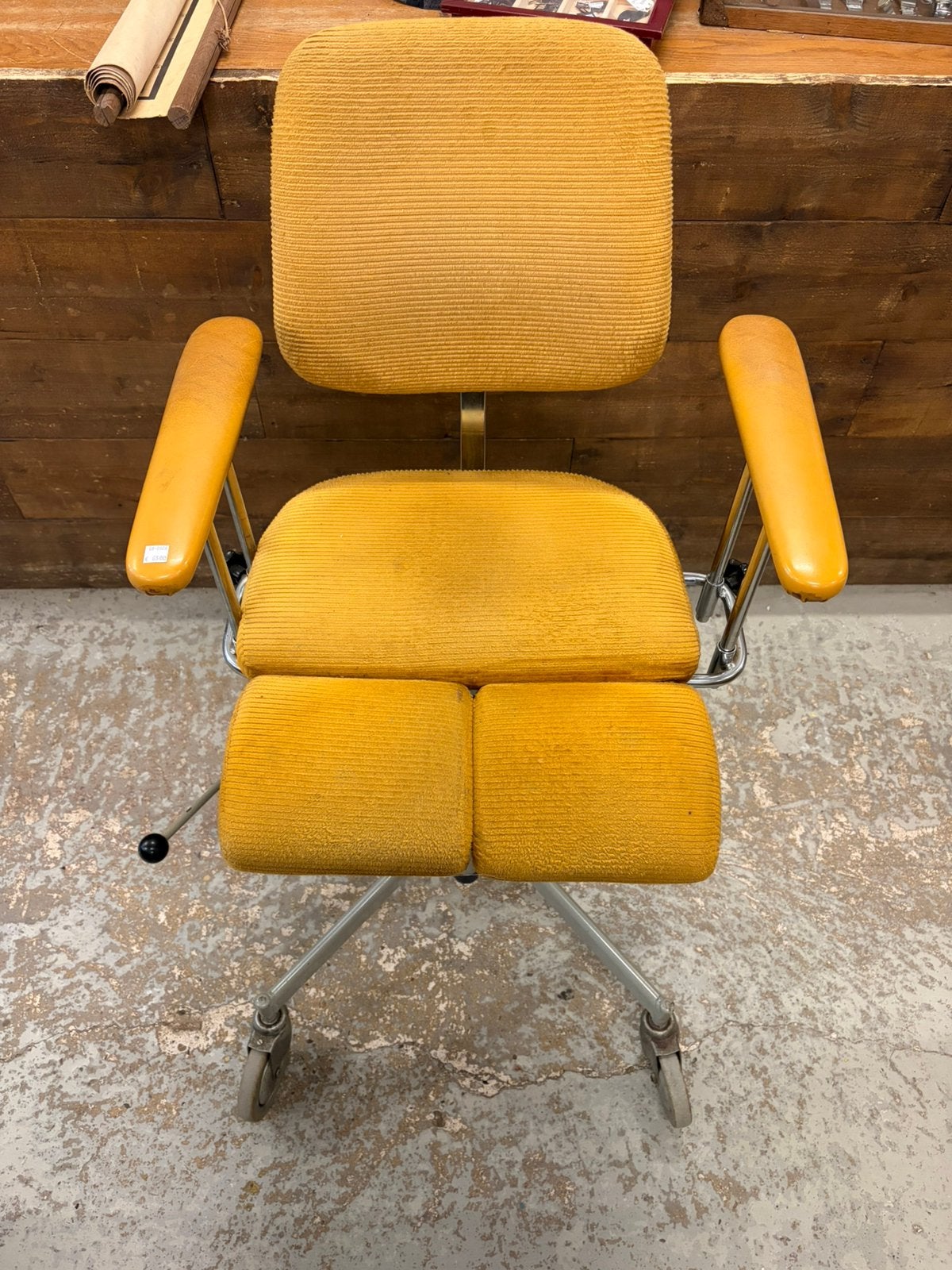Vintage bureaustoel Mercado Rehab, Ophalen, ., Zwart, .
