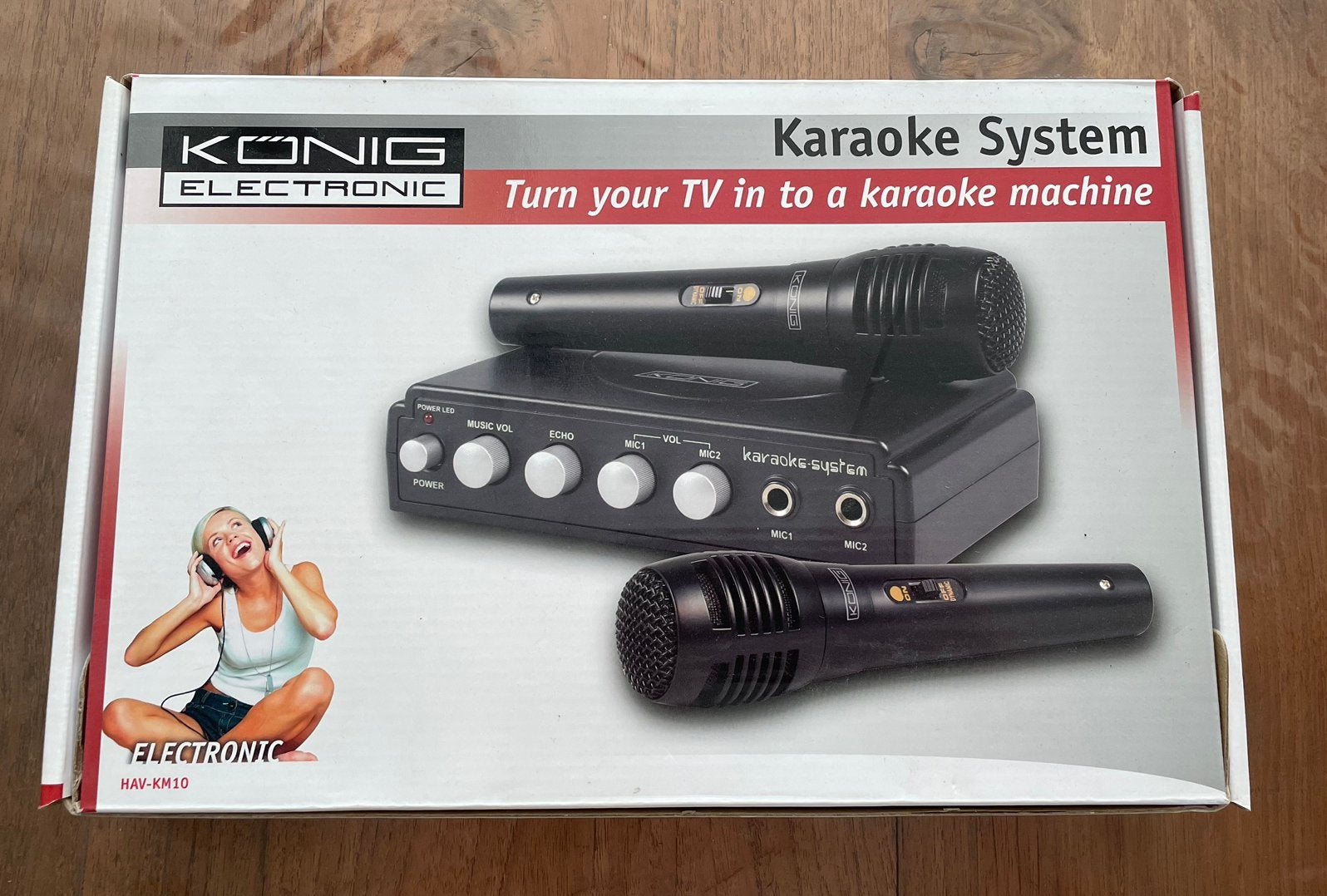 Nieuw karaoke set system met twee dvd’s twee microfoons, Ophalen of Verzenden, Nieuw, Complete set