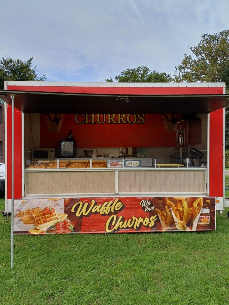 Churros verkoopwagem met complete uitrusting, Zakelijke goederen, Partijgoederen en Retail | Verkoopwagens, Ophalen