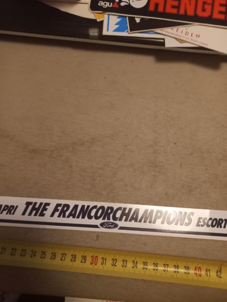 The francorchampions ford capri escort, Ophalen of Verzenden, Zo goed als nieuw
