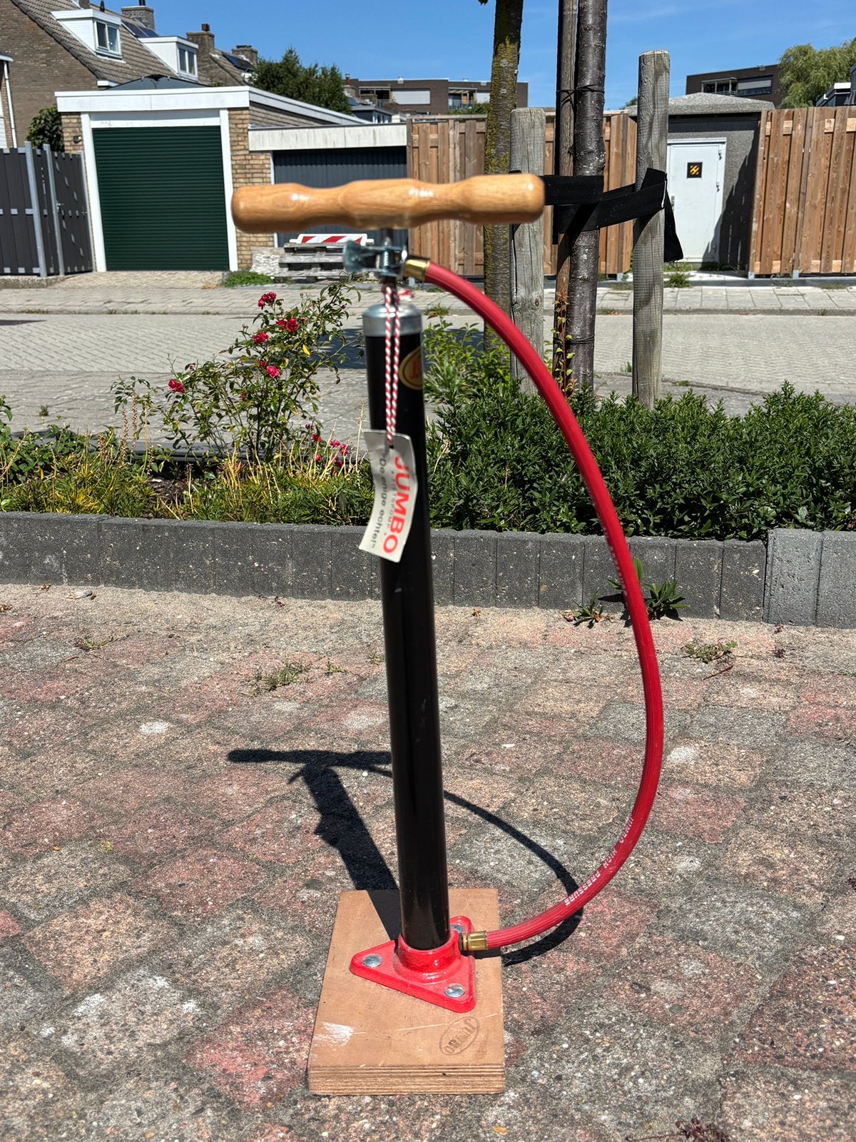 Jumbo fietspomp, Ophalen, Zo goed als nieuw