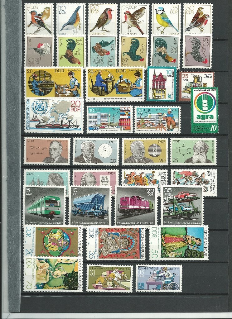 DDR, jaargang 1979, helemaal kompleet, Postfris., Ophalen of Verzenden, DDR, Postfris
