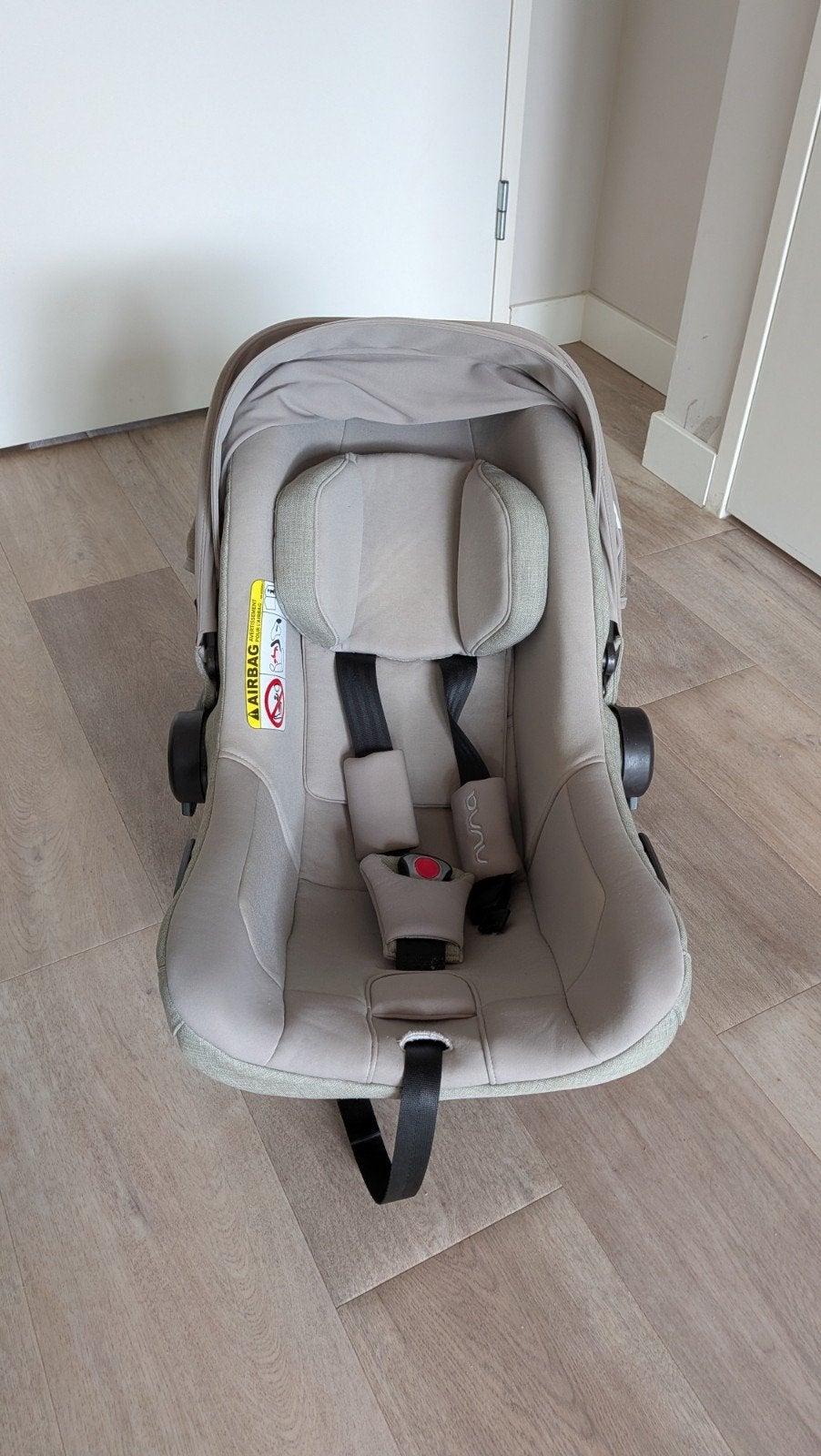 Nuna Pipa Next autostoel - gebruikt, Overige merken, Autogordel of Isofix, Zo goed als nieuw, 0 t/m 13 kg