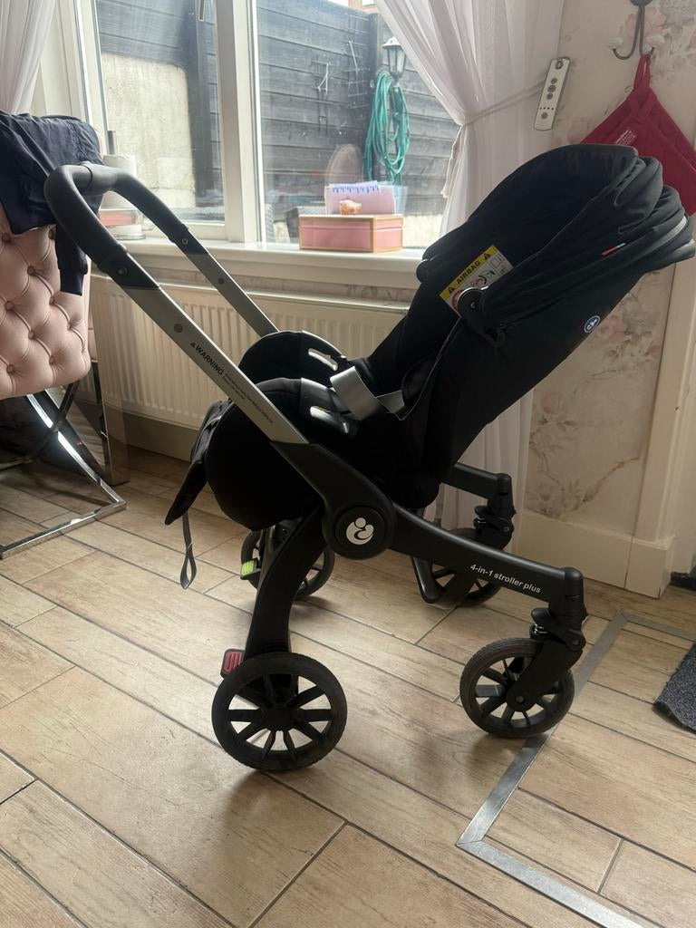 Chicco 4-in-1 Stroller Plus - Zwart, Kinderen en Baby's, Kinderwagens en Combinaties, Ophalen, Zo goed als nieuw, Combiwagen, Overige merken