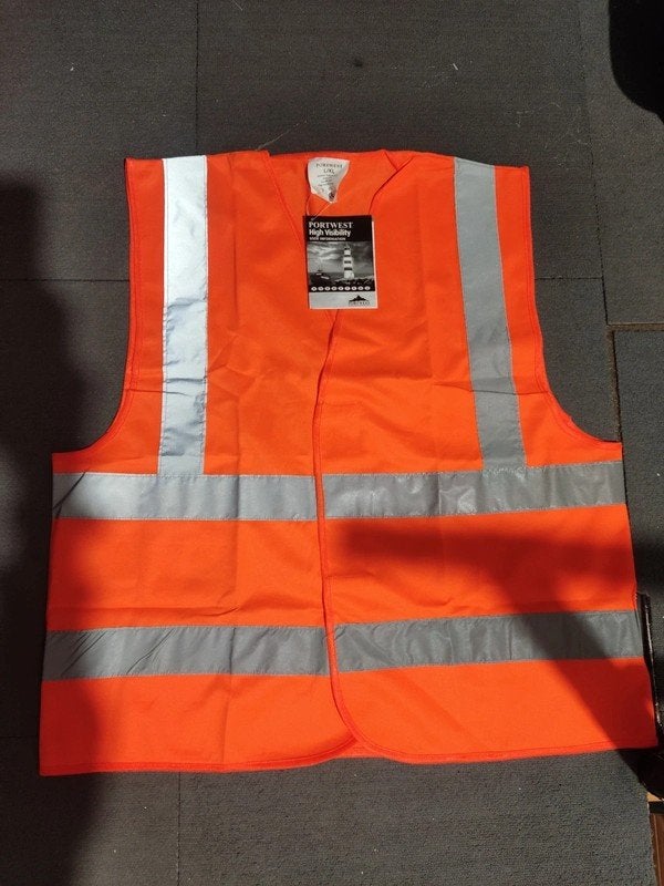 Nieuw in verpakking Portwest werk hesje oranje, Heren, Portwest, Nieuw, Ophalen of Verzenden