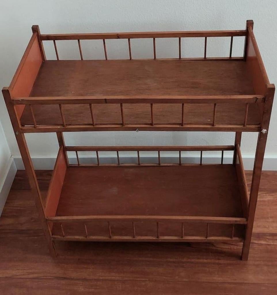 Handgemaakt houten speelgoed STAPELBED, Ophalen, Zo goed als nieuw