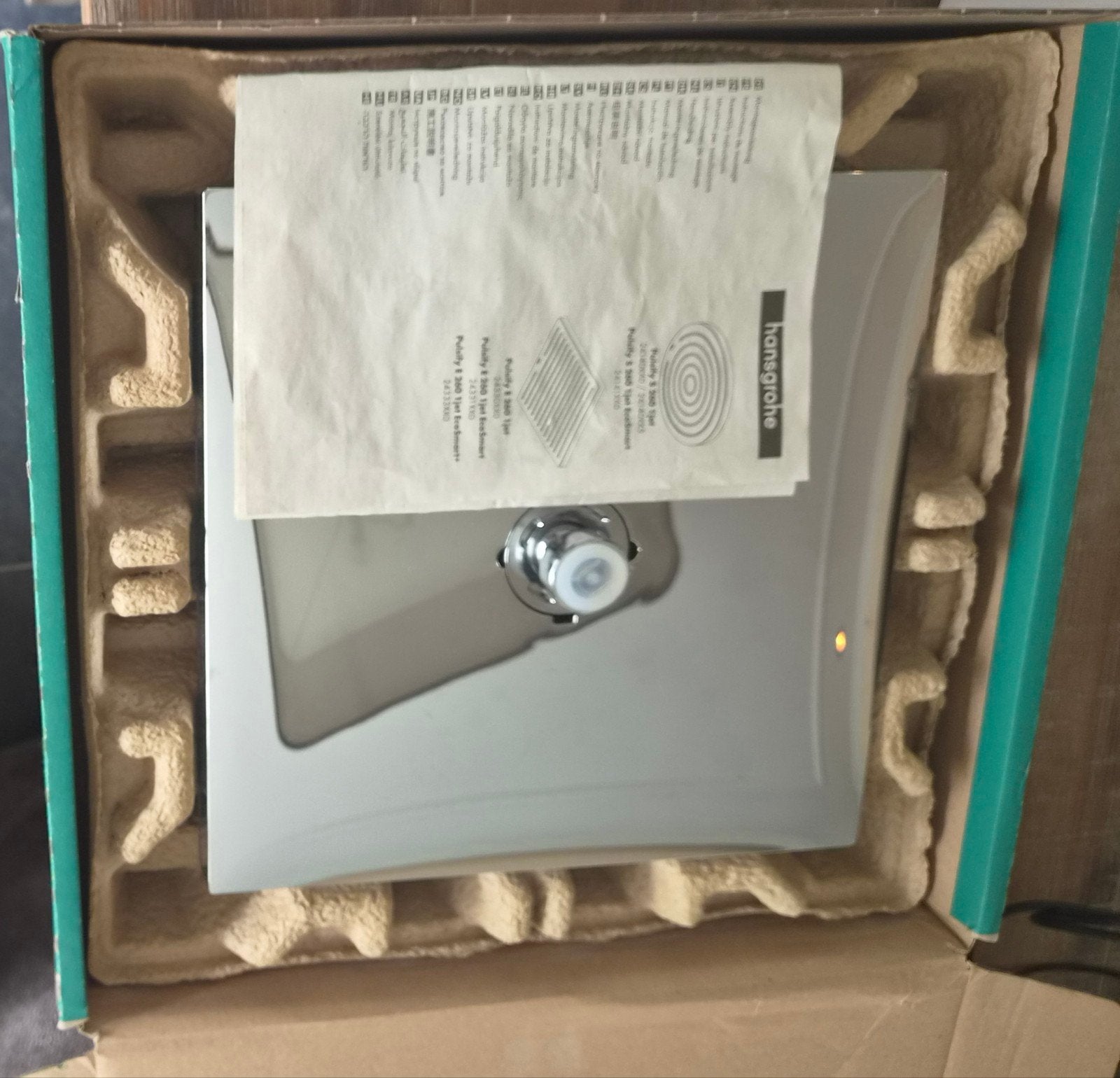 Hansgrohe Pulsify E (Ecosmart+) douchekop - Nieuw in doos, Ophalen of Verzenden, Nieuw, Douche