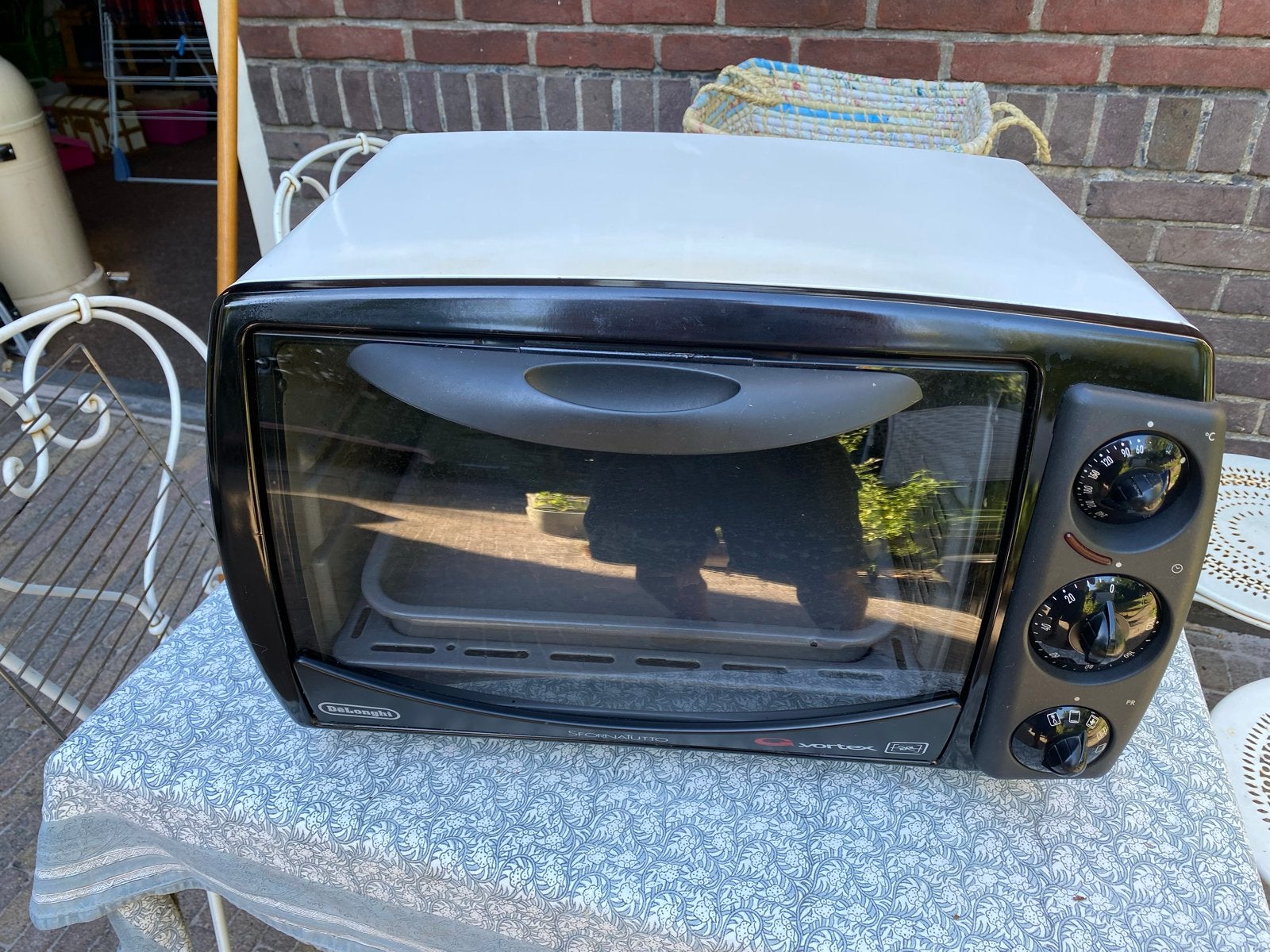 DeLonghi Multifunctionele Oven - Grill, Braad, Bak, Ontdooi, Minder dan 45 cm, Hete lucht, Ophalen of Verzenden, Oven met grill