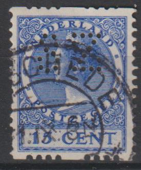 Perfin Poko SZ 1 in NVPH rt 26, Verzenden, T/m 1940, Gestempeld
