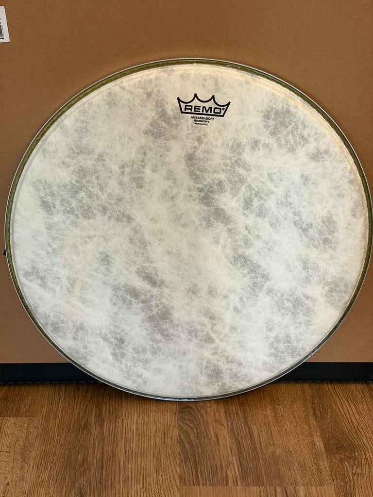 Remo vellen set tbv 18” bassdrum : Pinstripe / Fiberskyn, Ophalen, Nieuw, Drums of Percussie