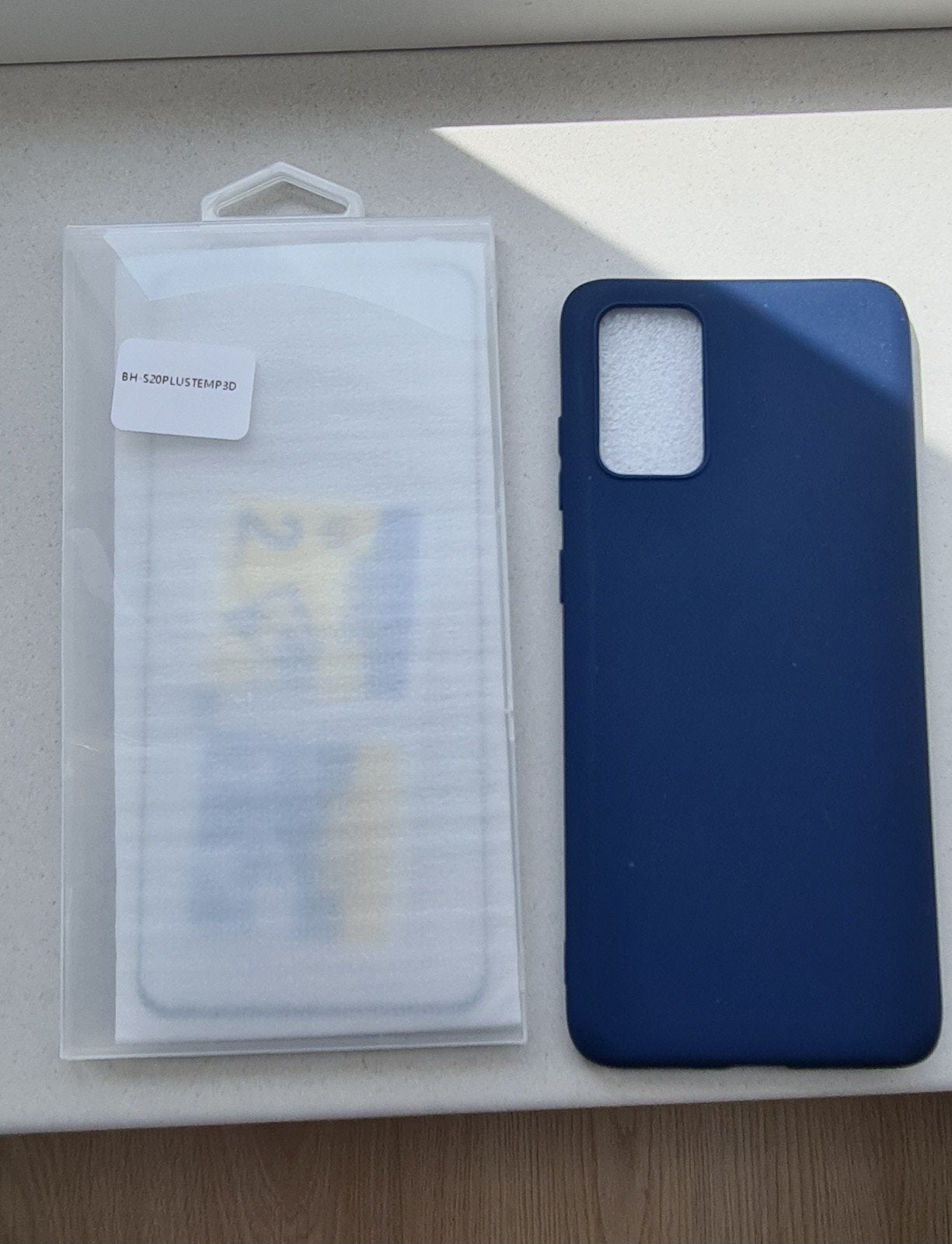 Siliconen hoesje en screenprotector voor Samsung S20 Plus, Ophalen of Verzenden, Nieuw, Bescherming, Samsung