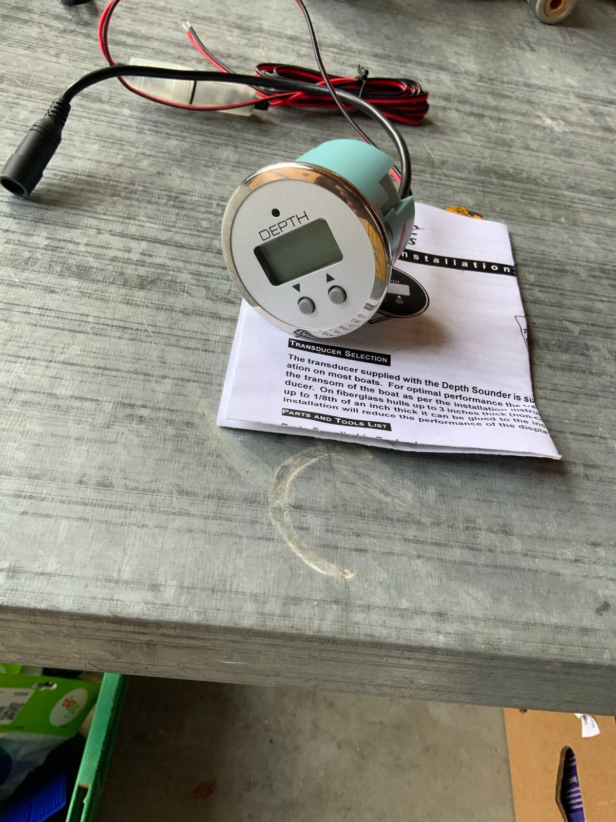 Veethree Dieptemeter - Digitaal Display, Ophalen of Verzenden, Zo goed als nieuw, Kaartplotter of Fish Finder