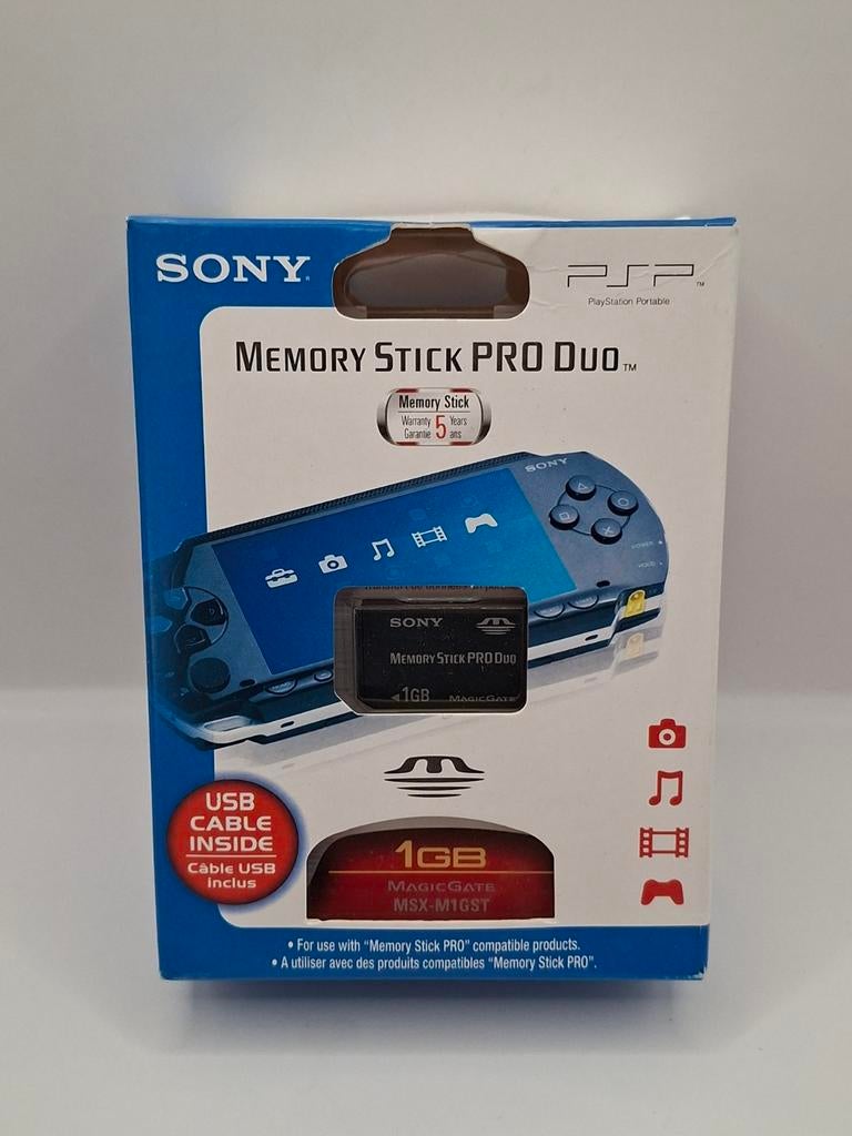 Sony memory stick pro duo 1gb + usb kabel ~ nieuw, 1 speler, Ophalen of Verzenden, Nieuw, Vanaf 18 jaar