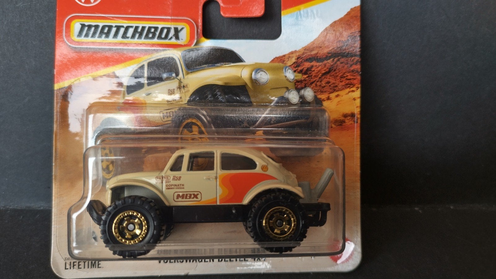 Volkswagen VW Baja Bug beige 1:64 3inch Matchbox Pol, Auto, Verzenden, ., Nieuw