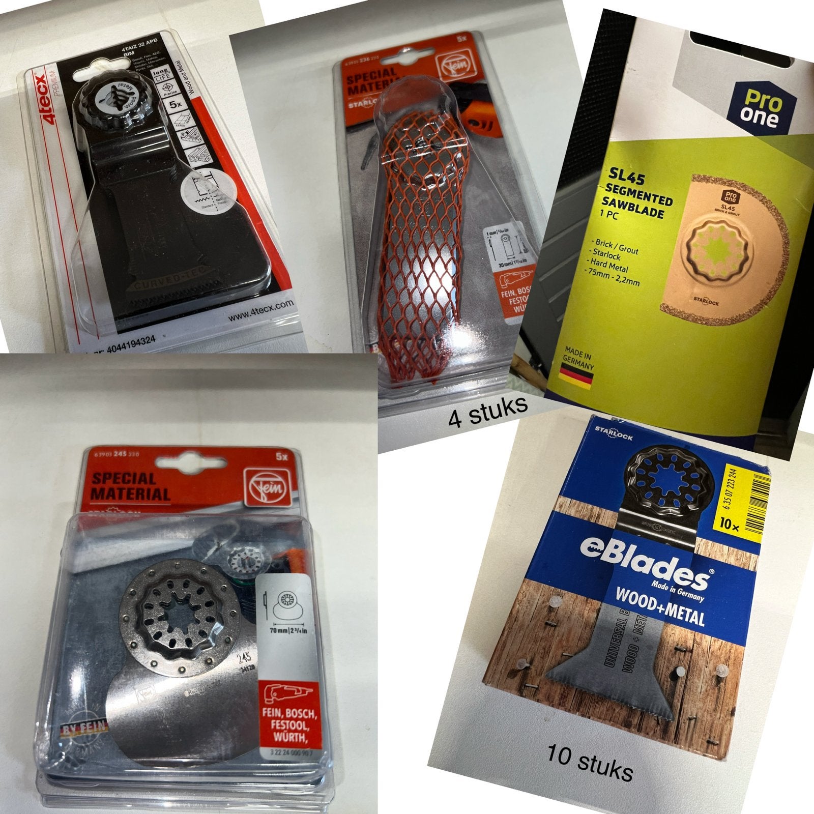 Div Multitool bladen - Nieuw in verpakking, Verzenden, Nieuw