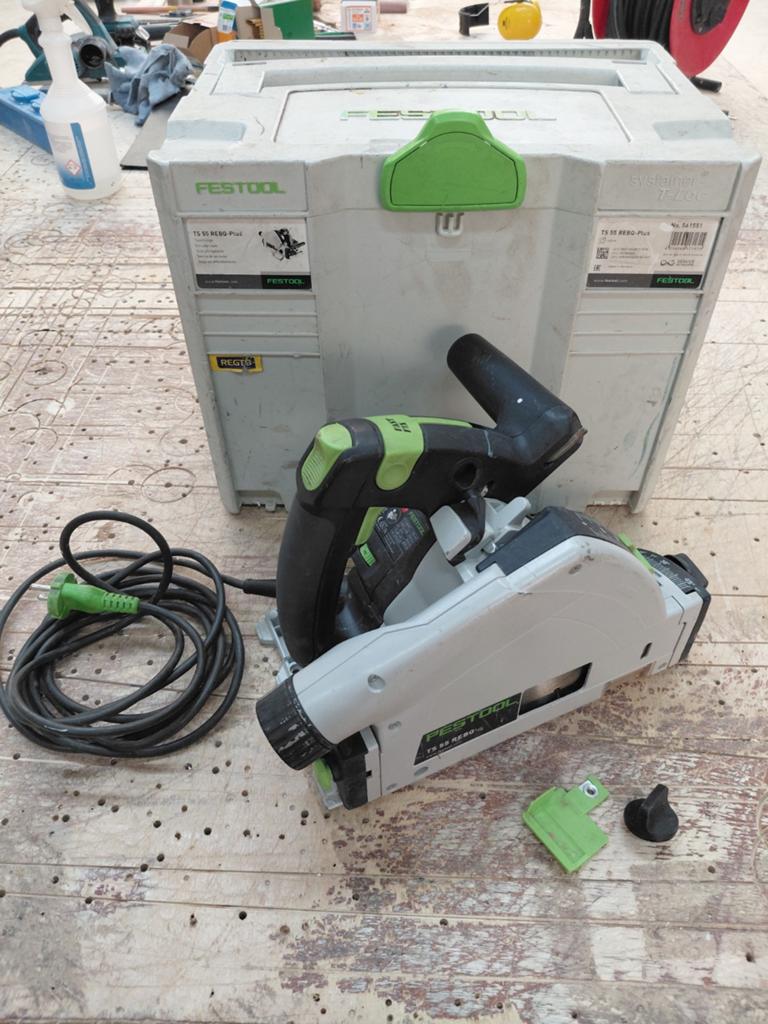 Festool TS 55 REBQ-plus, Doe-het-zelf en Verbouw, Gereedschap | Zaagmachines, Ophalen of Verzenden, 1200 watt of meer, Invalzaag