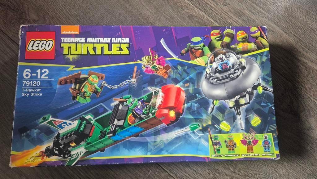LEGO Teenage Mutant Ninja Turtles 79120 T-Rawket Sky Strike, Lego, Ophalen of Verzenden, Compleet, Complete set