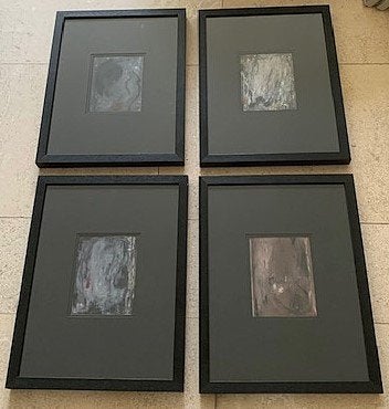 4 licht erotische werkjes van Johan van den Berg 1939-2019, Ophalen of Verzenden