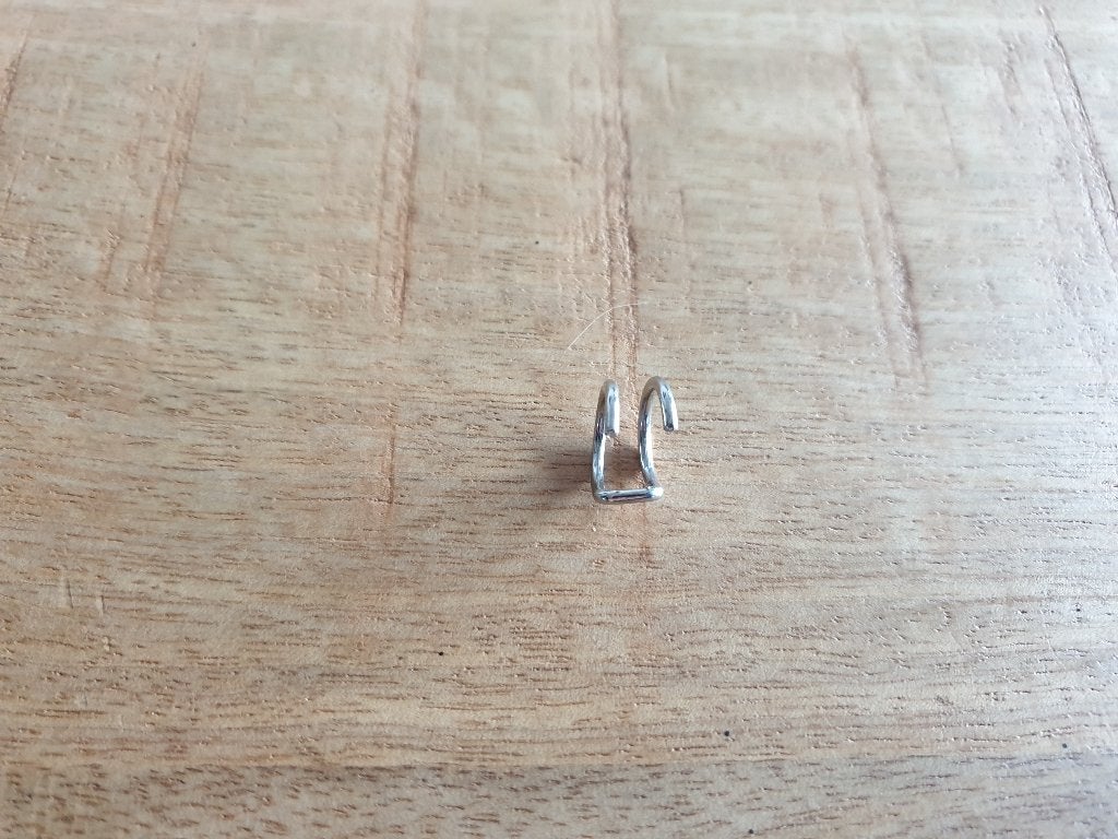 RVS Earcuff Zilver, Sieraden, Tassen en Uiterlijk, Piercings, Ophalen of Verzenden, Nieuw, Staal, Oor- of Traguspiercing
