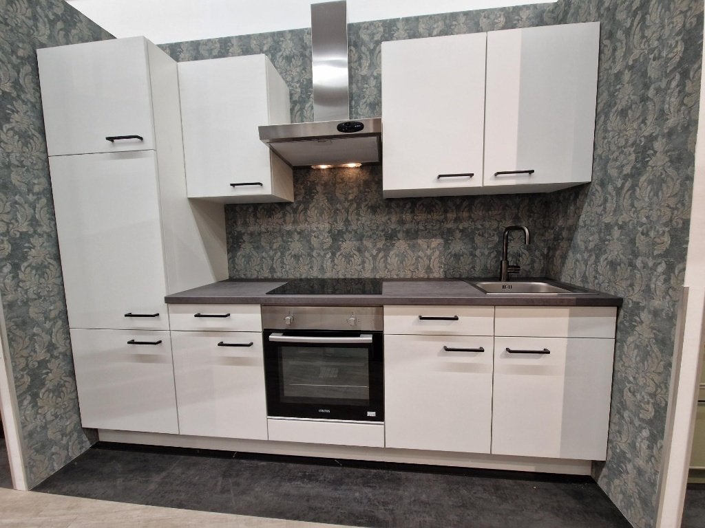 Rechte keukens, Huis en Inrichting, Keuken | Complete keukens, Ophalen, Wit, Enkelwandige keuken, Zo goed als nieuw